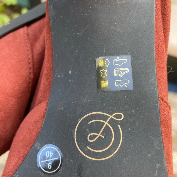 Chinese Laundry Rust Red Mule Block Heel 🌿 - Picture 8 of 8